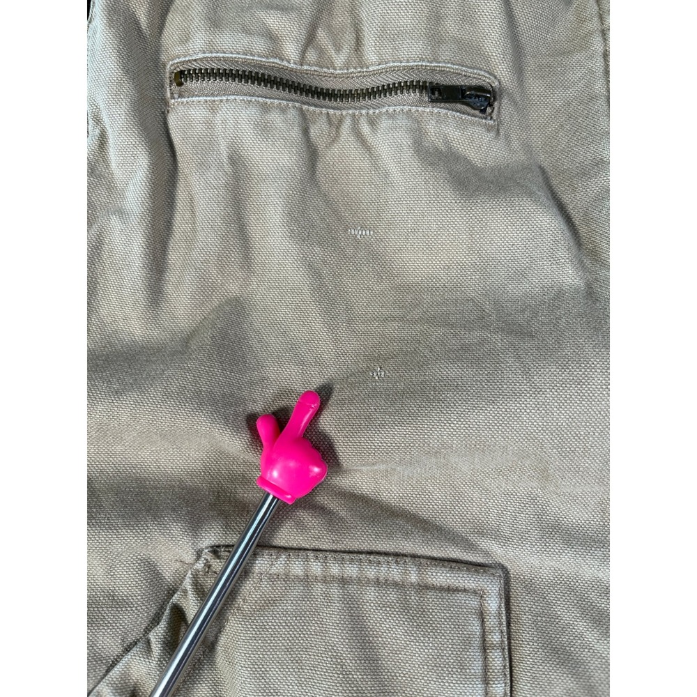 Austin Clothing Co. Work Vest Men XL Tan Fair Quilted Lining Canvas Utility - Picture 4 of 13
